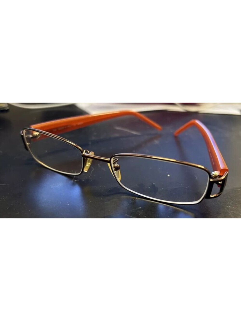 FENDI F941R 212 Italy Brown/Orange Designer Eyeglasses Frame 50-17-135